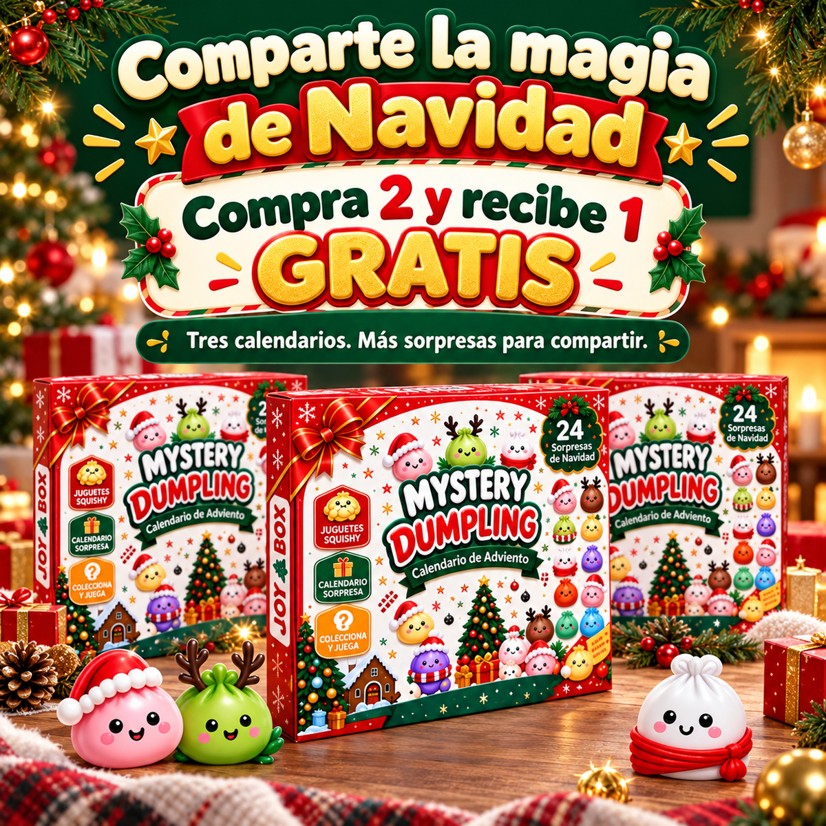 Calendario de Adviento Squishies